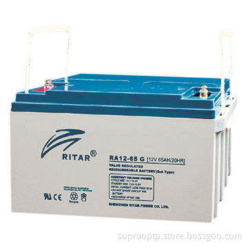 Deep-cycle Gel Battery, 12V/65Ah/UPS/Power Supply Cabinet/Solar/Mobile Base Station/Long Life